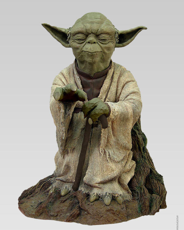Yoda using the force - Collection Star wars - Grande statue en résine 6