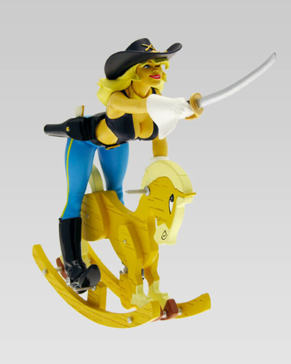 C628 pony belle sur son cheval pin up femmes auteur statuettes et figurines de collection edition limitée 2