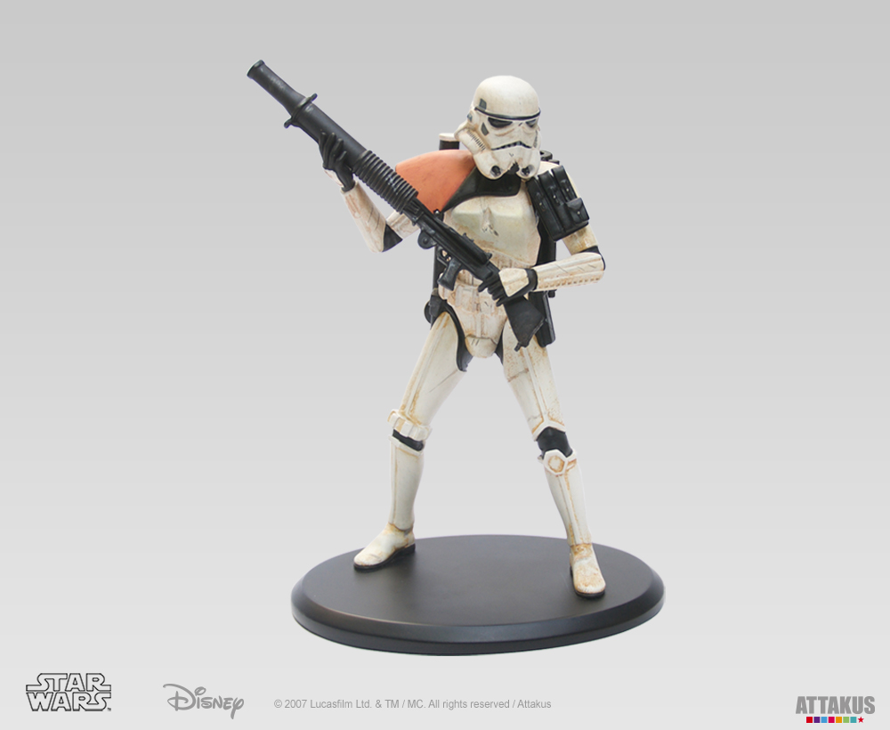 sw045 sandtrooper stormtrooper empire star wars figurine de collection édition limitée attakus lucas film