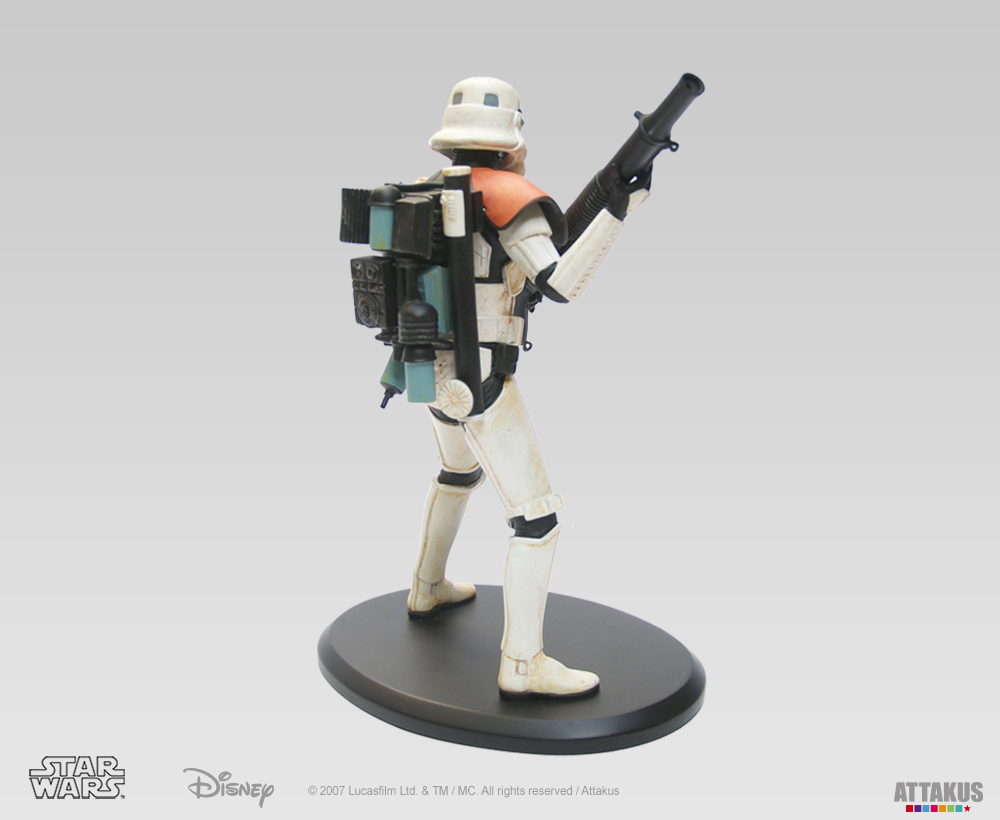 sw045 sandtrooper stormtrooper empire star wars figurine de collection édition limitée attakus lucas film 3