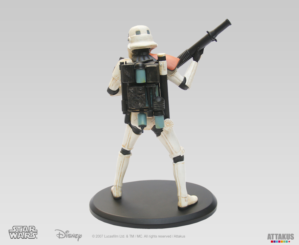 sw045 sandtrooper stormtrooper empire star wars figurine de collection édition limitée attakus lucas film 7