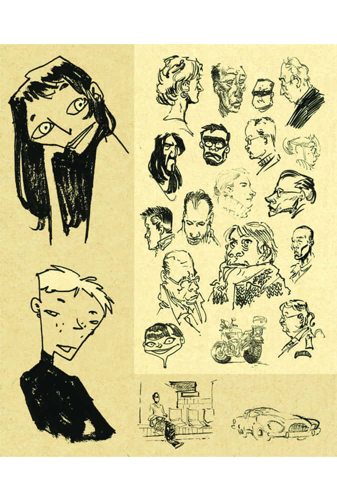 Sketchbook Virginie Augustin - Comix Buro - croquis artprint dessin 5