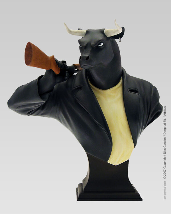 bBlack Bull Black Claws - Collection BD Blacksad - Buste en résine 3