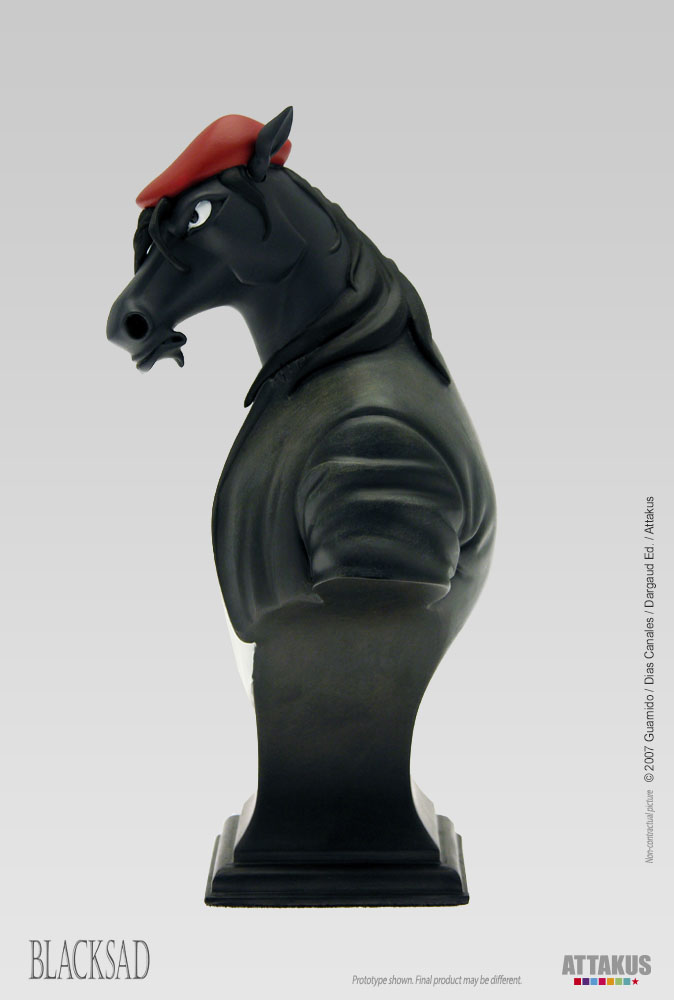 Horse Black Claws - Collection BD Blacksad - Buste en résine 4