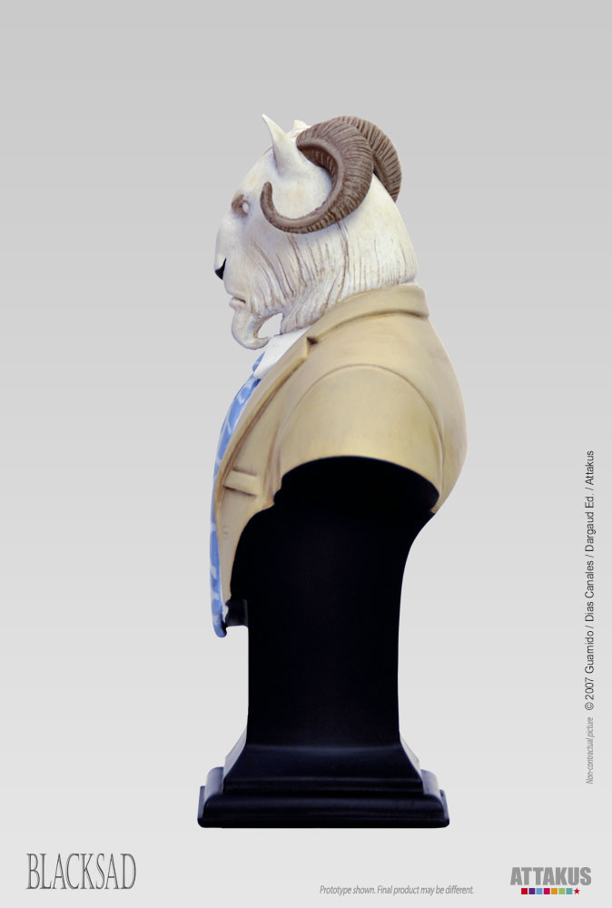 Thomas Lachapelle - Collection BD Blacksad - Buste en résine 6