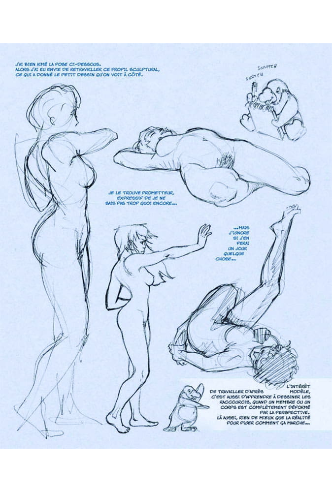 Sketchbook Bellamy #1 - Comix Buro - croquis artprint dessin 1