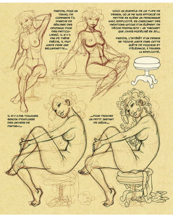 Sketchbook Bellamy #3 - Comix Buro - croquis artprint dessin 3