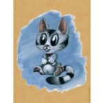 Affiche - Chat – artprint artbook dessins - Emmanuel Civiello - Impression offset