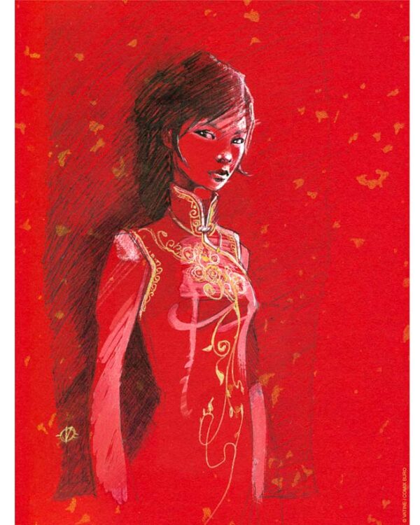 Affiche - China Girl – artprint artbook - Olivier Vatine