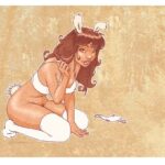 Affiche - Bunny Girl – bandes dessinées artprint - Bruno Bellamy