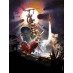 Affiche Parel - Les Mondes de Wul – artprint artbook dessins - Gérald Parel - Impression offset