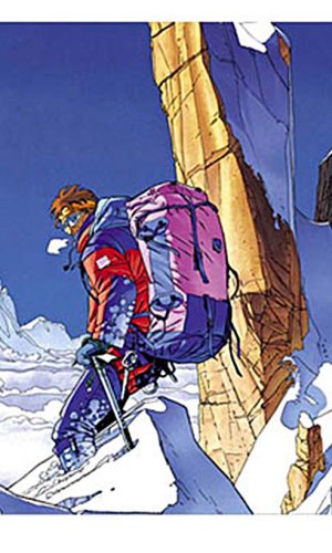 Affiche Largo Winch - Montagnes Rocheuses - artprint - Francq & Van Hamme