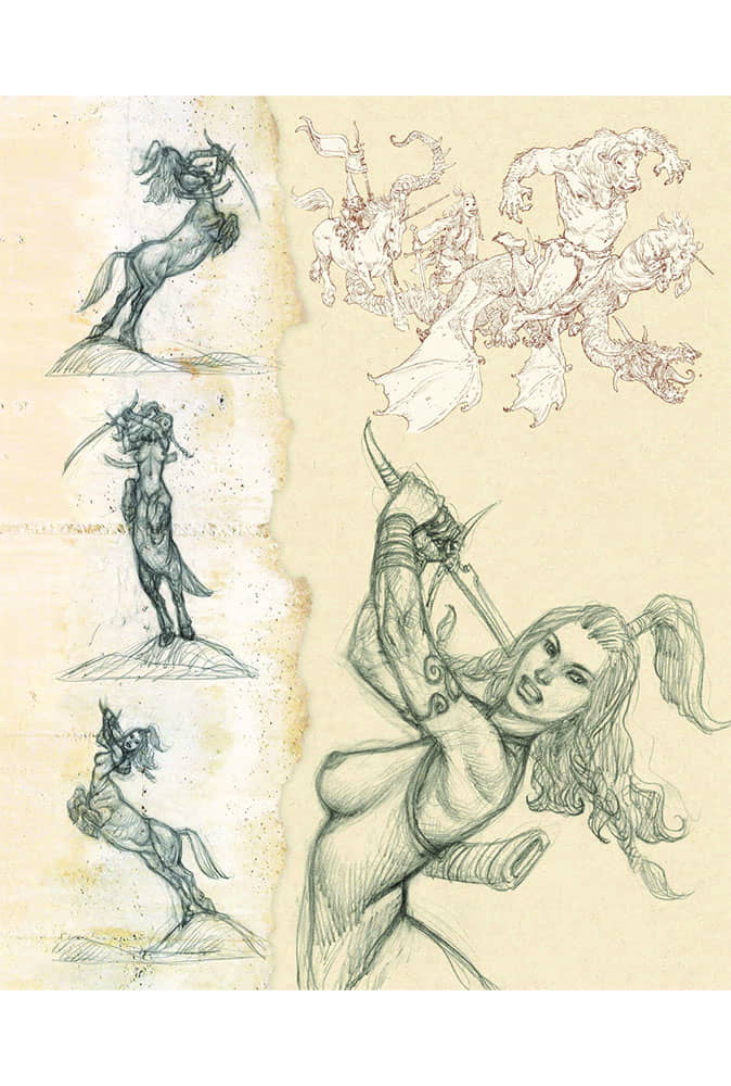 Sketchbook Lereculey - Comix Buro - croquis artprint dessin 6