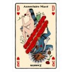 Sérigraphie Coeurs croisés - affiche artprint - Quai des bulles - Zanzim & Anne-Claire Macé