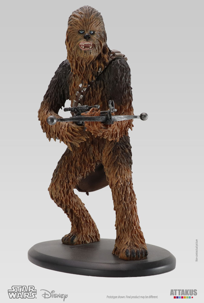 SW032 Chewbacca Figurine de Collection Attakus Collection Polychrome 