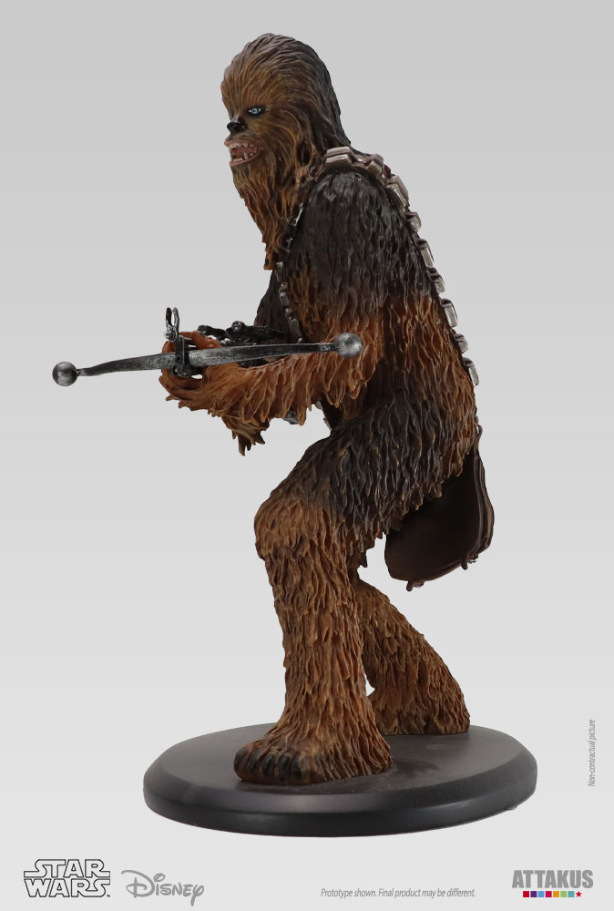Attakus Colección le #1436/1500 & 1485/1500 Star Wars Chewbacca estatua 