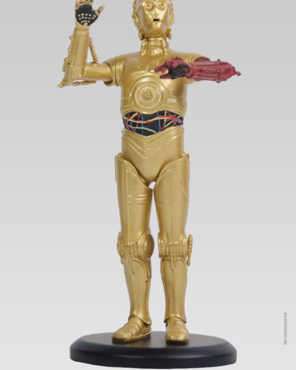 C-3PO Bras rouge - Collection Star wars - Statuette en résine 6