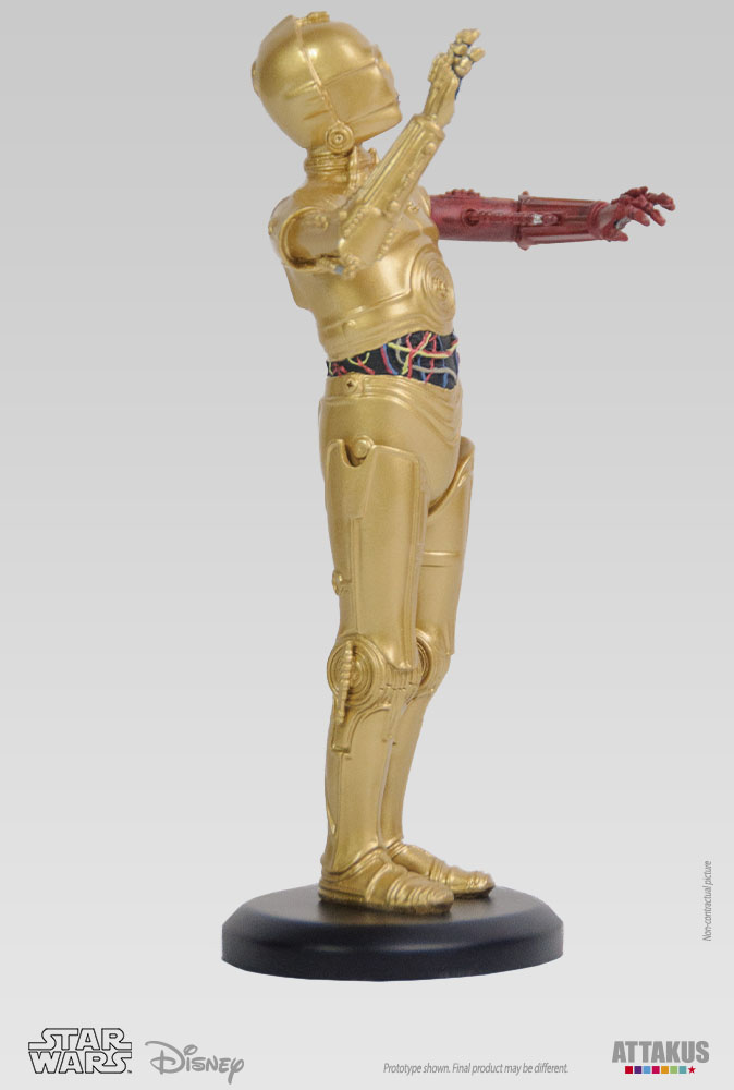 C-3PO Bras rouge - Collection Star wars - Statuette en résine 2