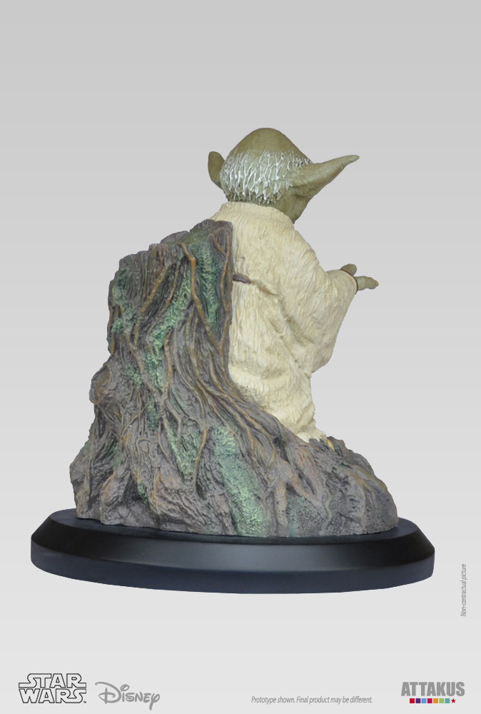 Yoda Using the force - Collection Star wars - Statuette en résine 3