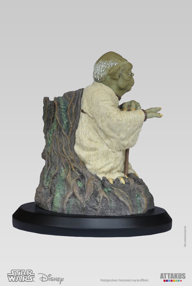 Yoda Using the force - Collection Star wars - Statuette en résine 2