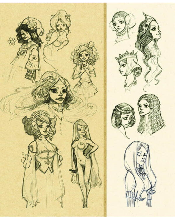 Sketchbook Valp - Comix Buro - croquis artprint 3
