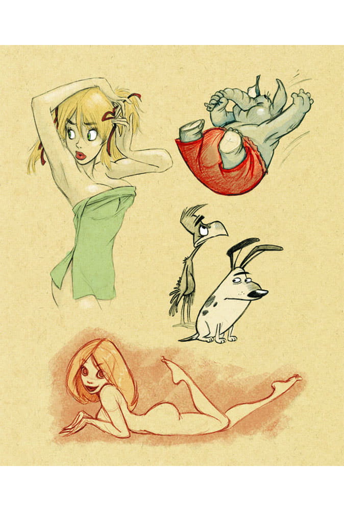 Sketchbook Yeagle #1 - Comix Buro - croquis artprint dessin 9