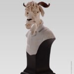 Faust Lachapelle - Collection Blacksad - Buste en résine 8