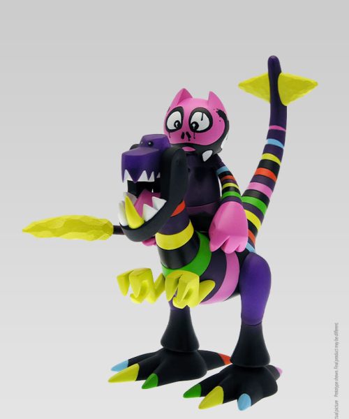 Dino & Orus – Rainbow Warrior - Figurine en vinyle - Mist et Aillaud 6