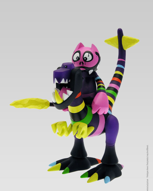 Dino & Orus – Rainbow Warrior - Figurine en vinyle - Mist et Aillaud 6