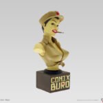 Pin-up – Version vêtue - Collection Pin-up - Buste en résine - Comix Buro - Olivier Vatine 3