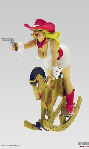 c615 buckaroo girl vatine attakus pin up figurines bandes dessinées édition limitée