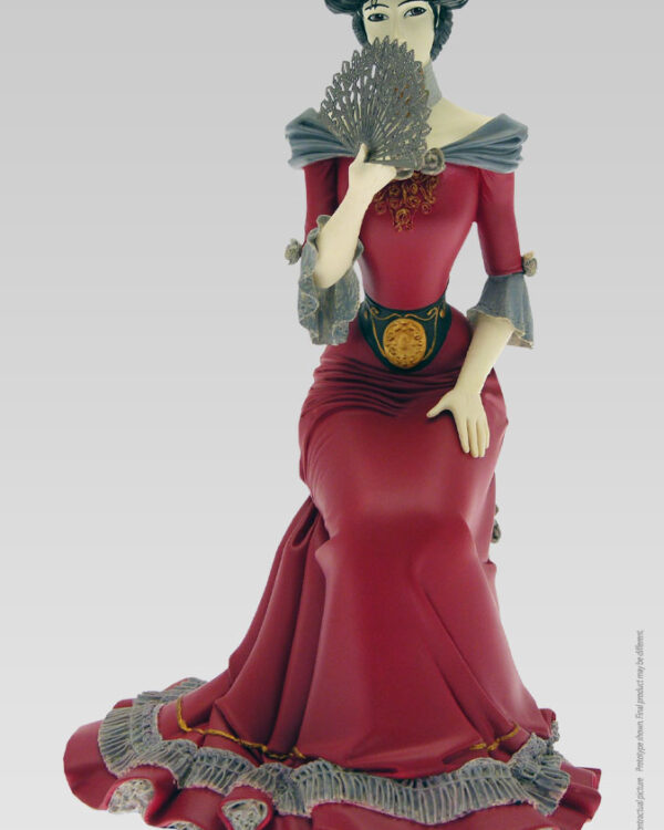 Sasmira - Version rouge - statuette de collection en résine - Laurent Vicomte 4