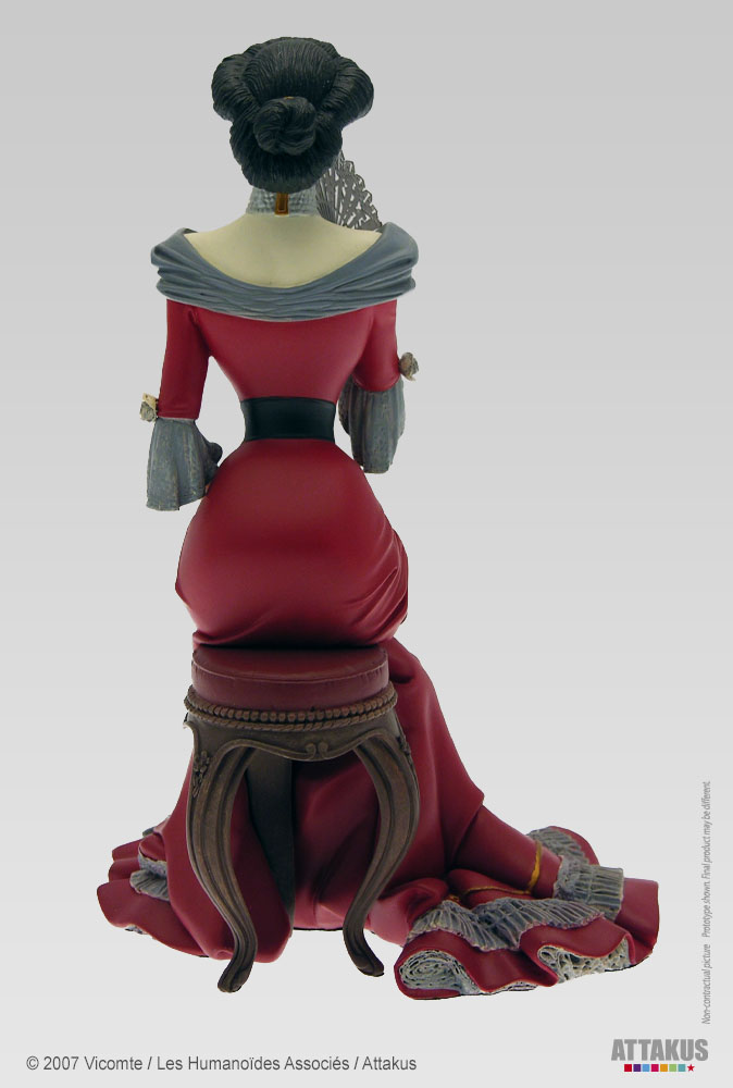 Sasmira - Version rouge - statuette de collection en résine - Laurent Vicomte 2
