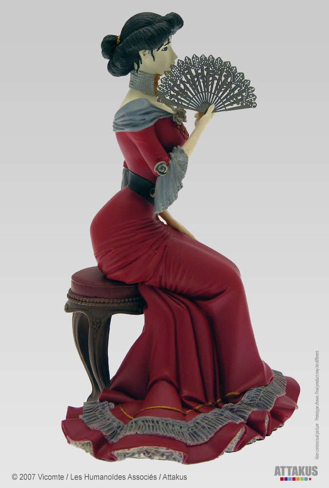 Sasmira - Version rouge - statuette de collection en résine - Laurent Vicomte 1
