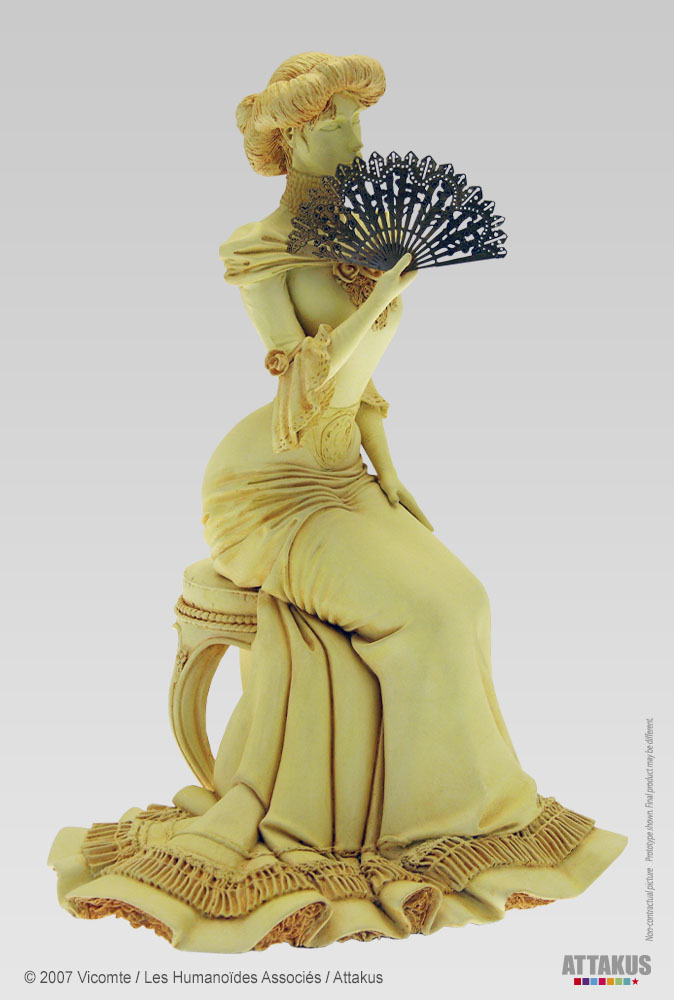 Sasmira - Version ivoire - statuette de collection en résine - Laurent Vicomte