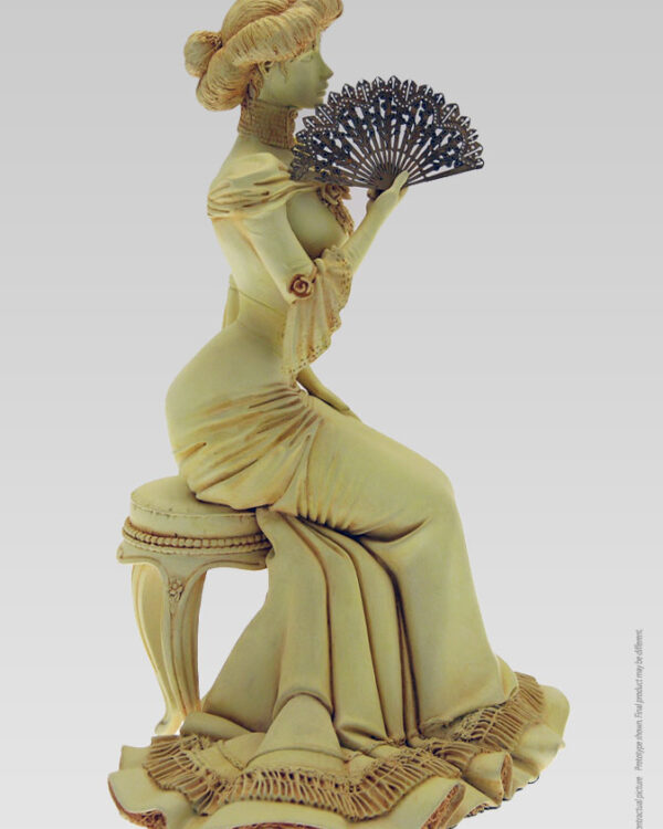 Sasmira - Version ivoire - statuette de collection en résine - Laurent Vicomte 3