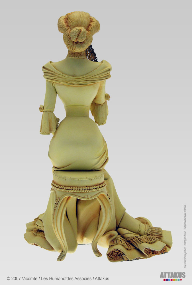 Sasmira - Version ivoire - statuette de collection en résine - Laurent Vicomte 2