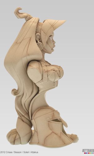 Buste Atalante - Marbre - Figurine de collection en résine - Didier Crisse 4