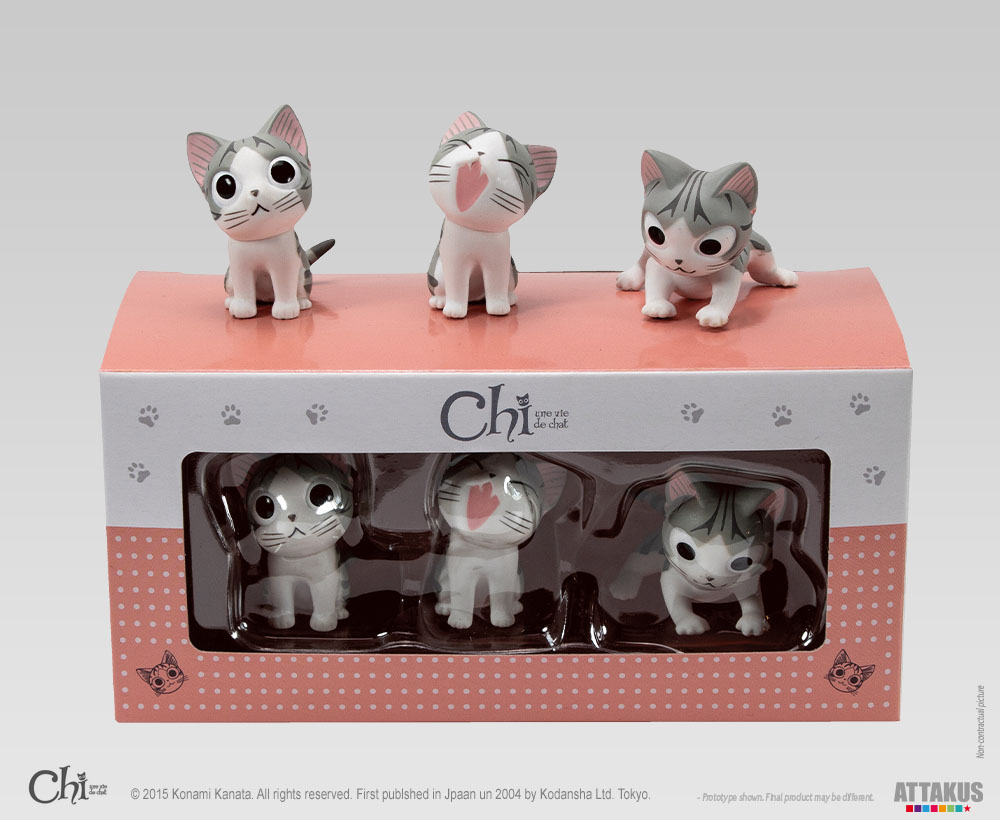 Chi - Boite de 3 figurines n°1 figurine de collection PVC