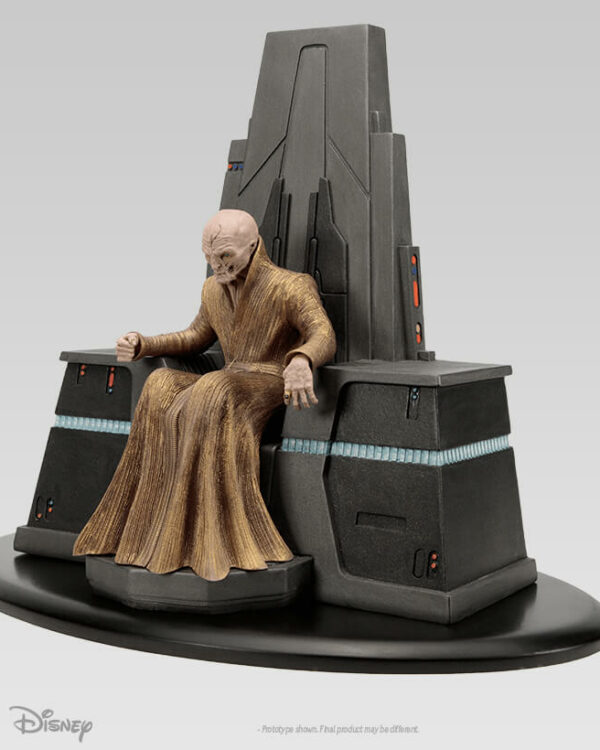 Snoke sur son trône - Collection Star wars - Statue résine porcelaine 7