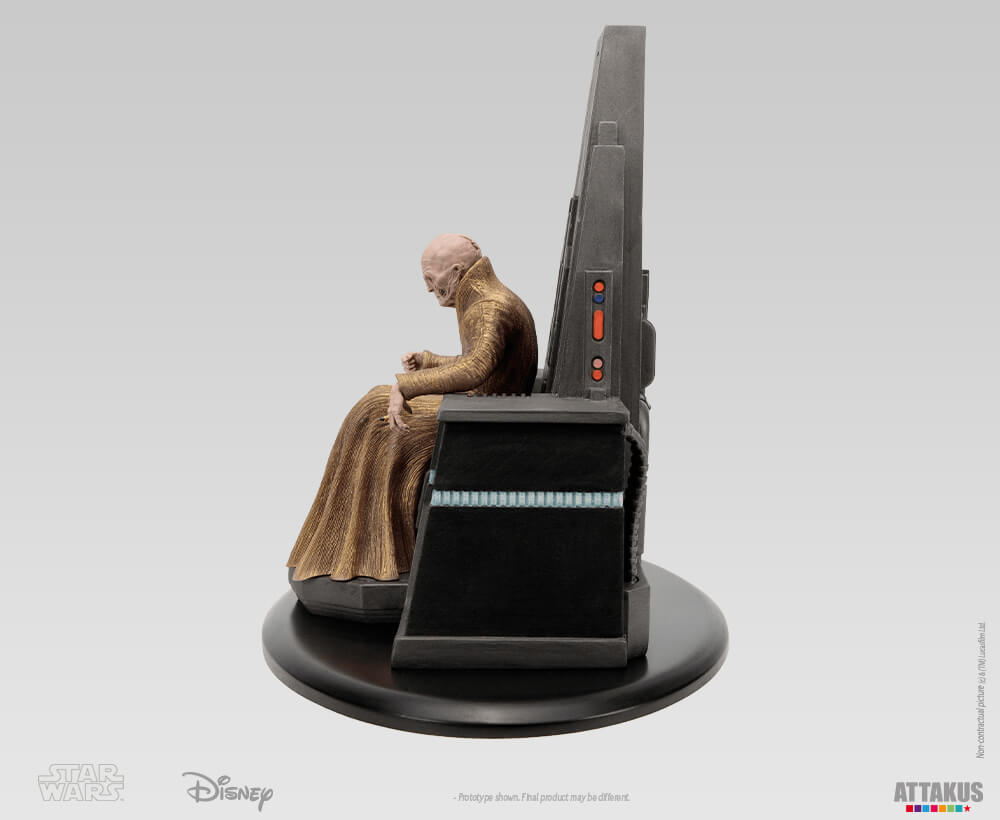 Snoke sur son trône - Collection Star wars - Statue résine porcelaine 6