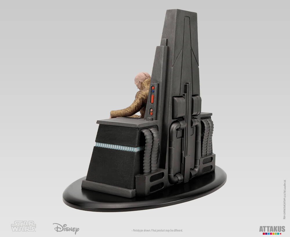 Snoke sur son trône - Collection Star wars - Statue résine porcelaine 5