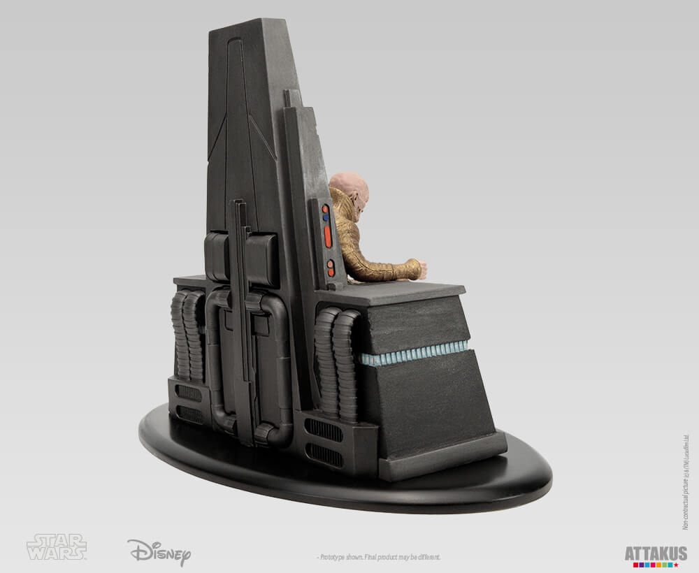 Snoke sur son trône - Collection Star wars - Statue résine porcelaine 3