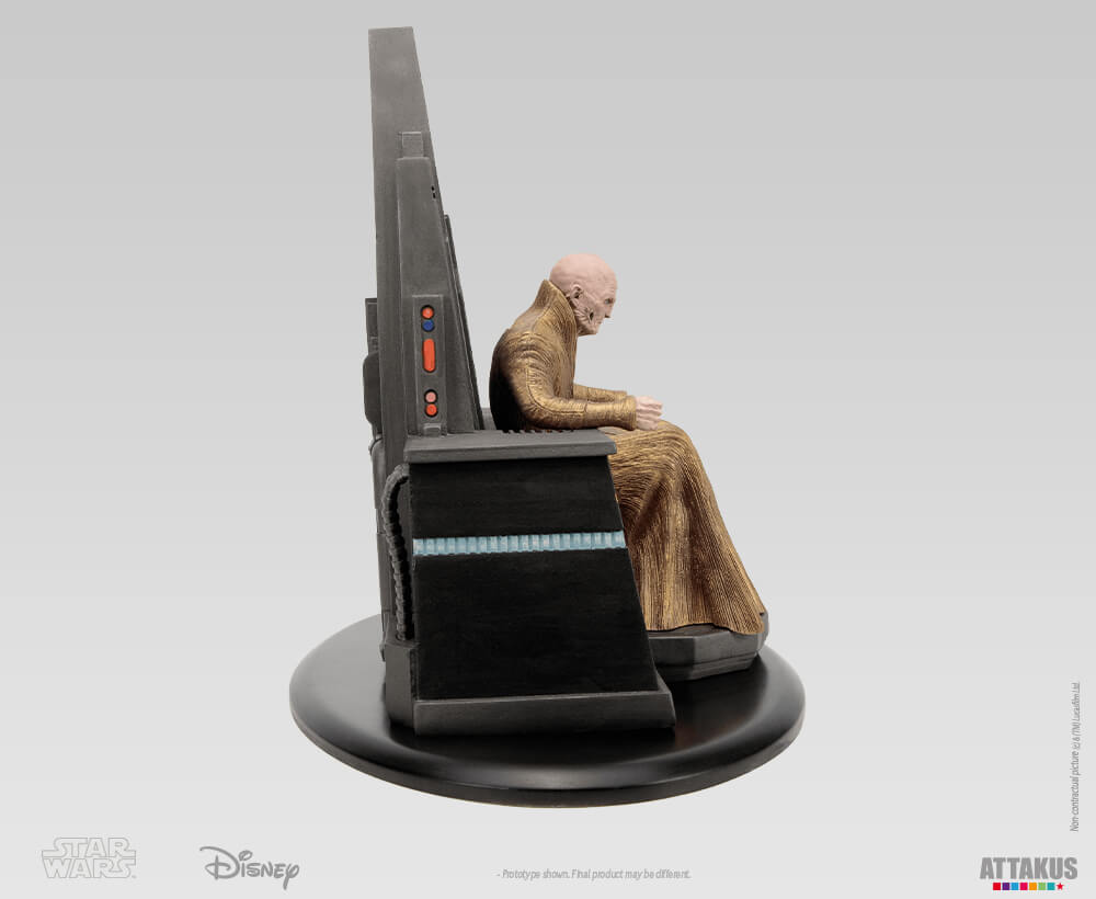 Snoke sur son trône - Collection Star wars - Statue résine porcelaine 2