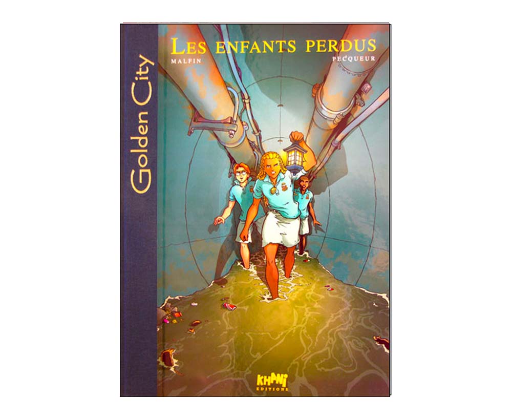 Tirage de luxe Golden City – Les Enfants perdus – Collection Livres bandes dessinées artbook