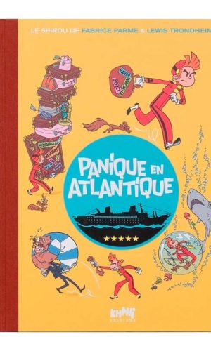 Tirage de luxe Spirou – Panique en Atlantique – Collection Livres bandes dessinées artbook