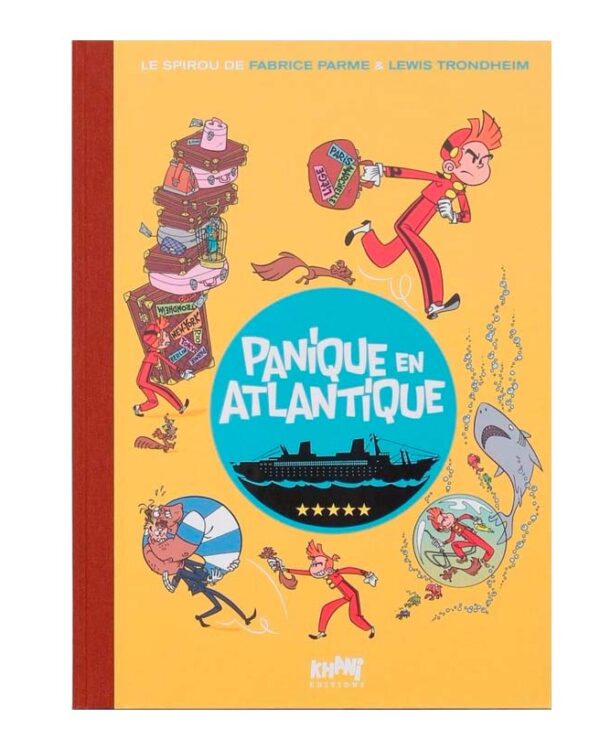 Tirage de luxe Spirou – Panique en Atlantique – Collection Livres bandes dessinées artbook