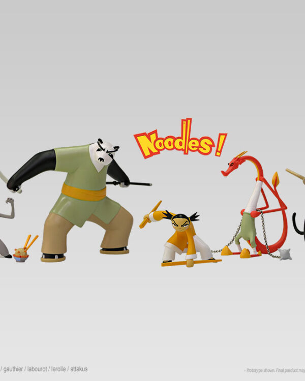 Noodles – set de 5 personnages - Statuettes de colection en résine