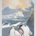 Les Littles - Poster petit ours polaire