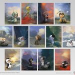 Les Littles - Pack de 13 cartes postales VARANDA